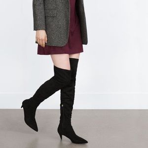 Zara Over the Knee Boots